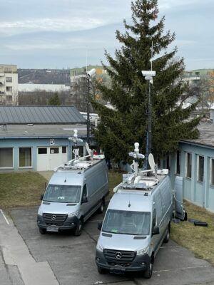 We handed over the first two Command and Control vehicles – “C2VAN”